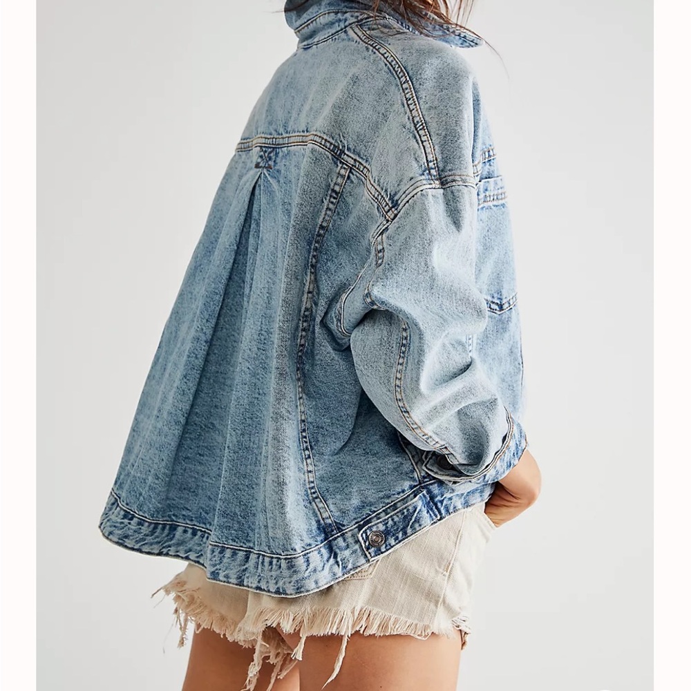 We The Free Opal Swing Denim Jacket - Picture 3 of 13